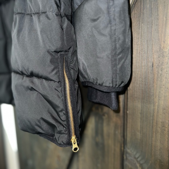 J Crew Black Puffer Jacket Size L - Picture 4 of 8
